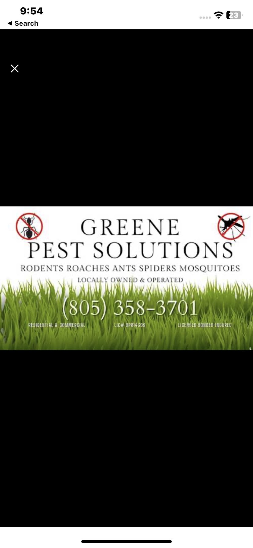 Licensed Pest Control Business