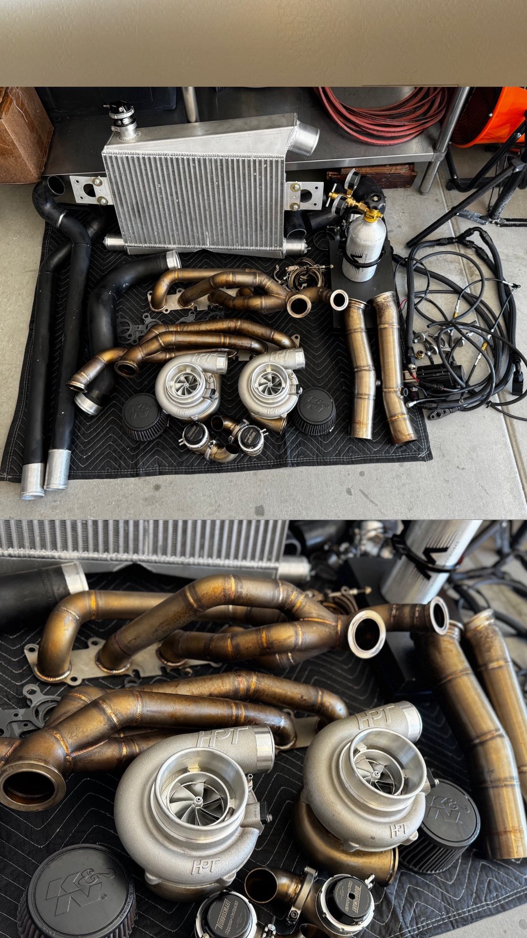 2018+ Mustang GT Aldo TT kit W/HPT Turbos