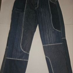 Enyce JEANS  Rare Patchwork Design  Size 40