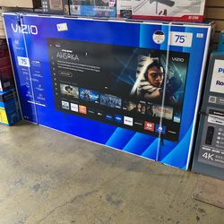 75 Inch Vizio Smart Tv ,  Latest Model With Many Streaming Apps !!! New In Box 
