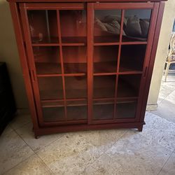 Gabinete Sliding Door Red 