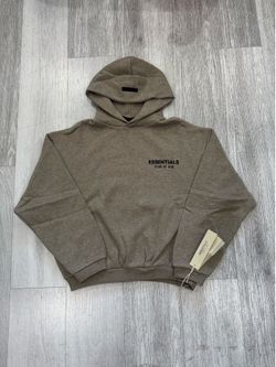 Essentials heater grey kids hoodie