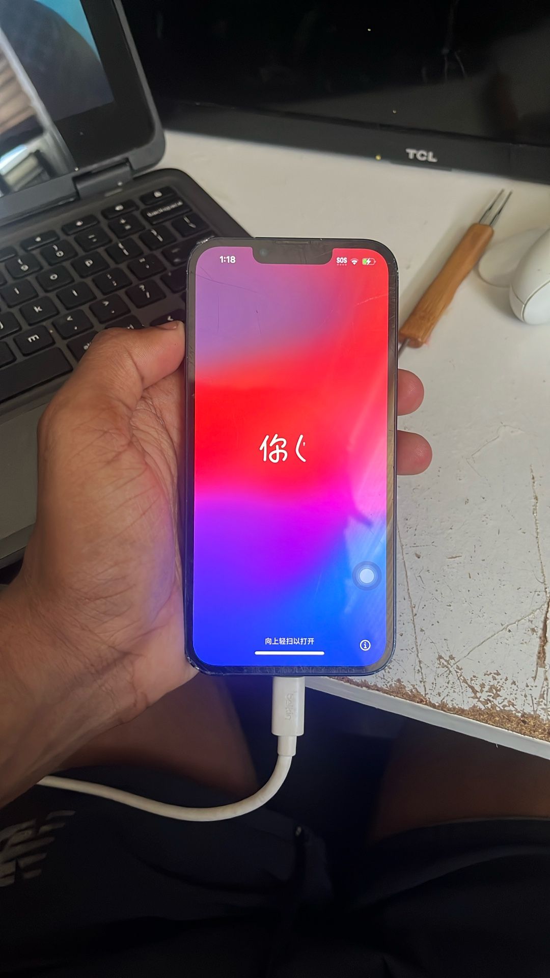 locked iphone 13 