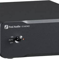 Fosi Audio V3 Mono Power Amplifier for Home Audio Speakers, Mini Monoblock Class D Amp with TPA3255, 240W for HiFi Home Theater AVR Receiver Component