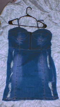 Fashion Nova denim dress size XL