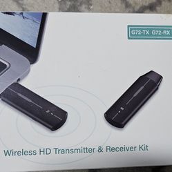 Wireless HD Transmitter & Receiver Kit G72-TX G72-RX HD Transmission NIB