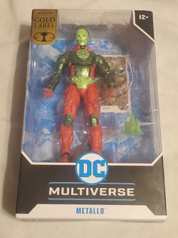 McFarlane Toys DC Multiverse Metallo Gold Label Edition Action Figure. 