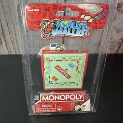 Worlds Smallest Monopoly, Super Fun for Outdoors, Travel & Family Game Night