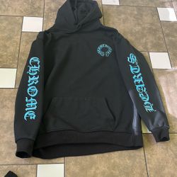 Black Chrome heart Hoodie 