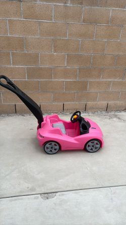 Step to push kids car