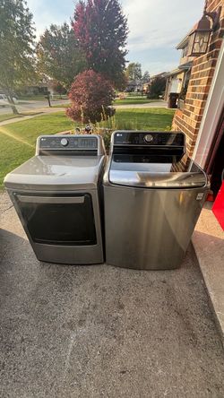 LG washer and gas dryer