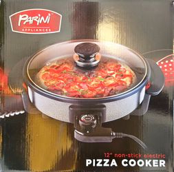 Parini 12" Non-Stick Electric Pizza Cooker