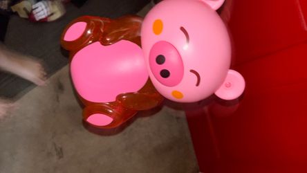 Pig shaped piggy bank