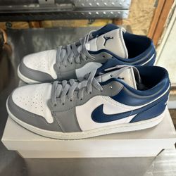 Nike Jordan 1 Low French Stealth Blue **NEW** Size 11M/12W
