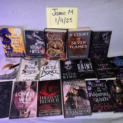 Fantasy/Romance Book Lot