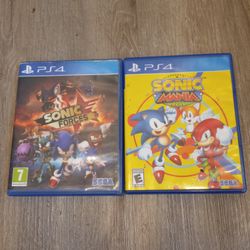 Sonic PS4 Game Bundle, Sonic Mania Plus + Sonic Forces, BOTH for $30