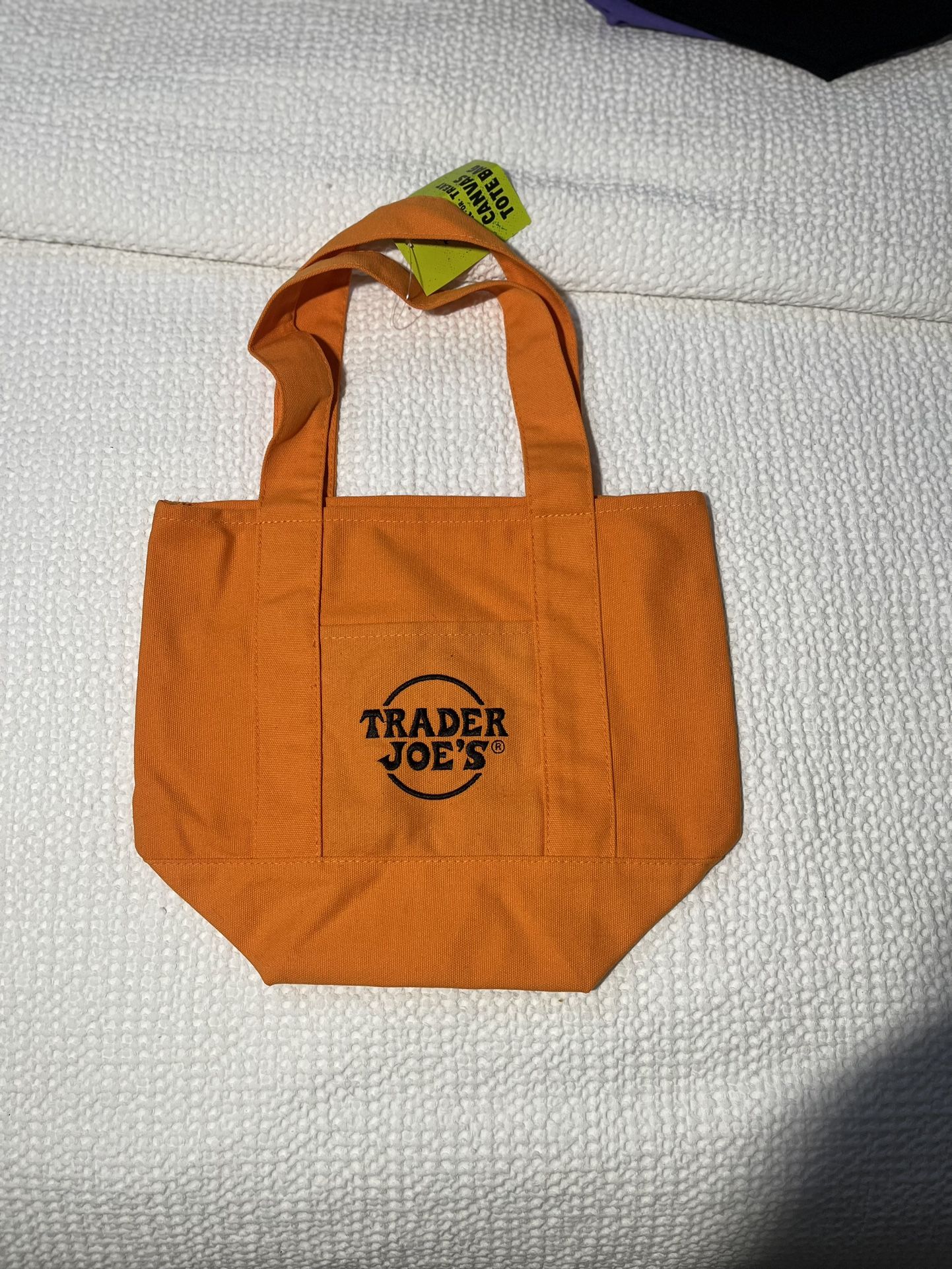 ORANGE MINI TRADER JOE’S TOTE BAG