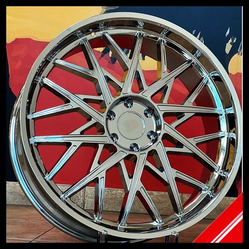 Brand New 26" ECL12 6x139.7 Chrome Wheels