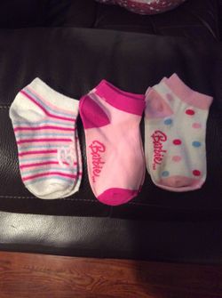 Barbie girls socks size 2-4Toddler