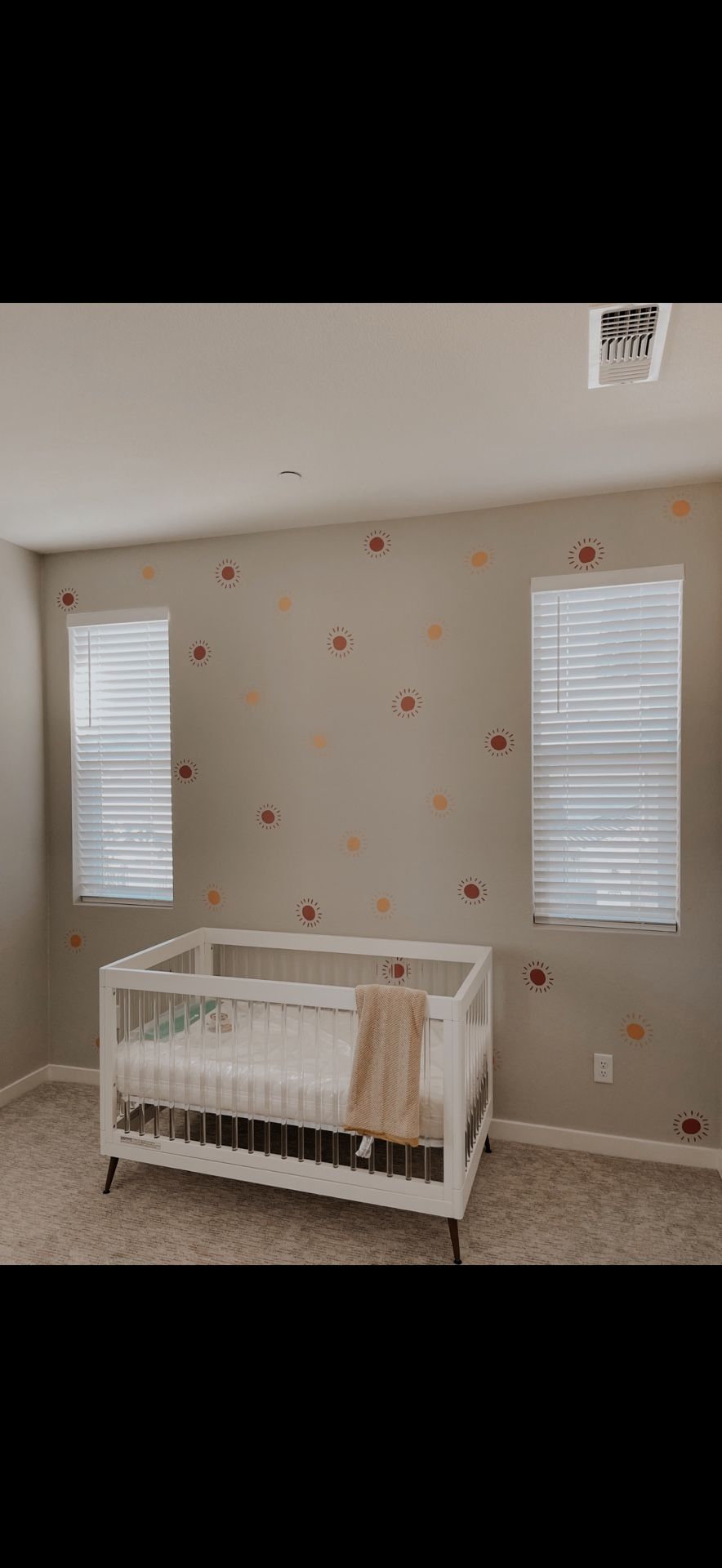 Delta Children Sloane 4-in-1 Acrylic Convertible Crib & Newton Mattress