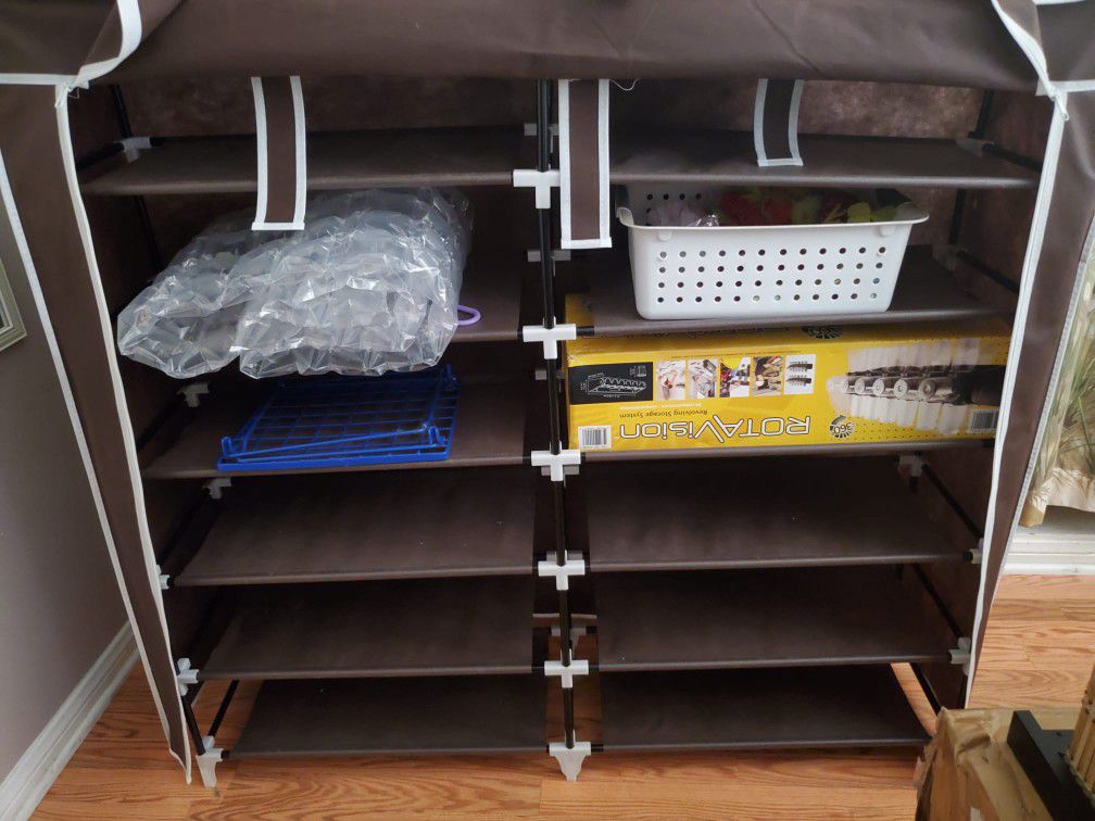 7-Tier Fabric Shoe Cabinet Rack