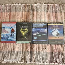 $20   SET OF 4 INFORMATIVE/EDUCATIONAL NATURE FILMS