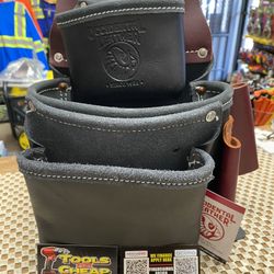 Occidental Leather B5060 3 Pouch Pro Fastener Bag- Black