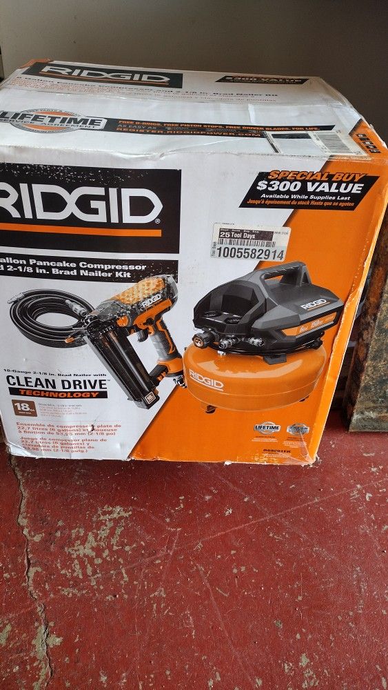 Ridgid Compressor Combo 