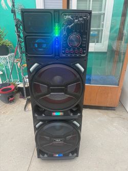 H&A Dual Woofer Party Speaker System