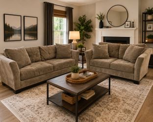Macy’s Couch & Loveseat Set – Excellent Condition