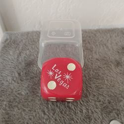 Vintage 1970's Jumbo  Las Vegas Dice / One