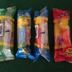 Vintage The Simpsons Pez Dispenser 4 Pk/ Lisa, Bart, Marge,Maggie