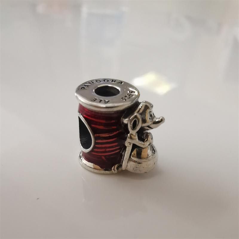 Pandora Cinderella Suzy Mouse Needle Charm