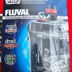 New (Open Box) Fluval 407 Performance Aquarium Canister Filter