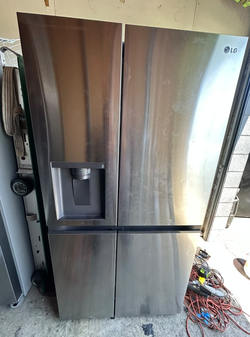 LG Side by Side Refrigerator Stainless Steel