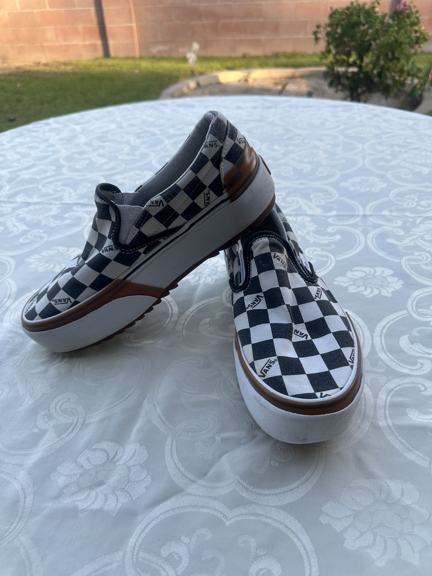Vans Era Stacked Checkerboard Sneakers