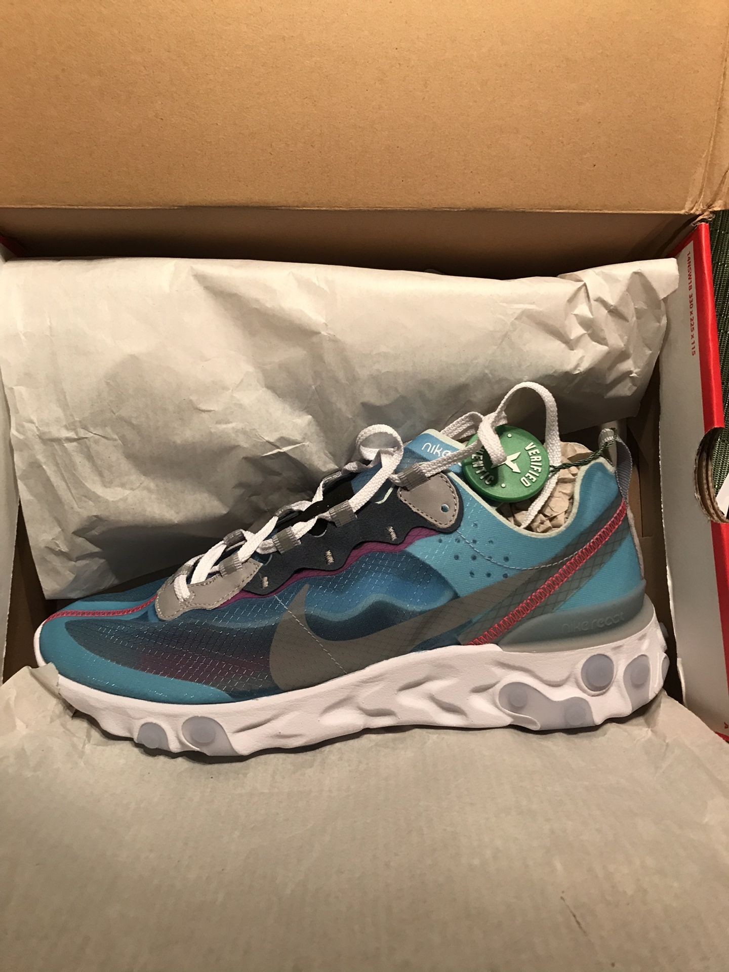 Royal Tint Nike React Element 87 size 10