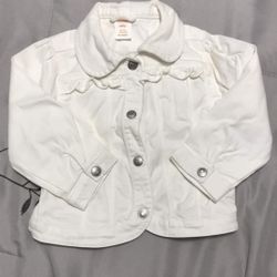 White Denim Jacket Size 18-24 Months 