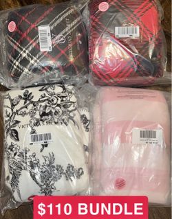 New VS & PINK sherpa blankets