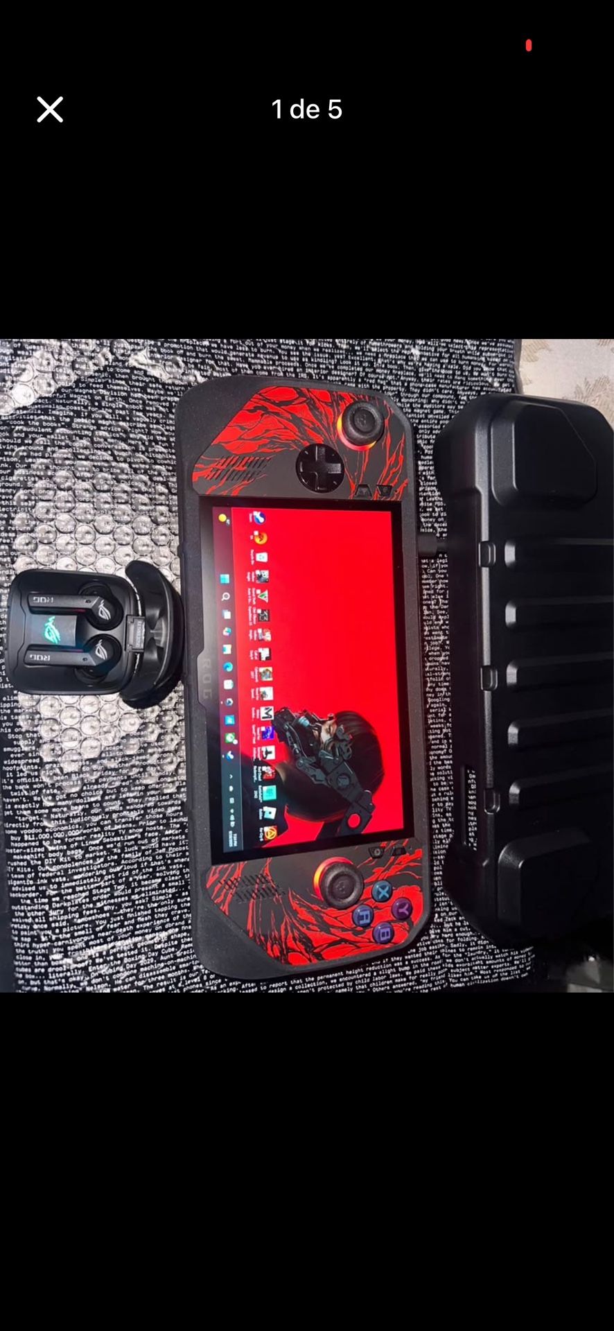 Rog ally X (MODEL 2TB) like new and acessories charger and box