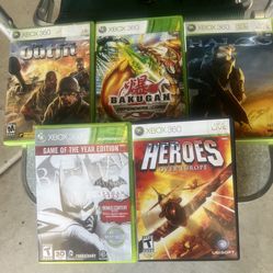 5- Xbox 360 videos games