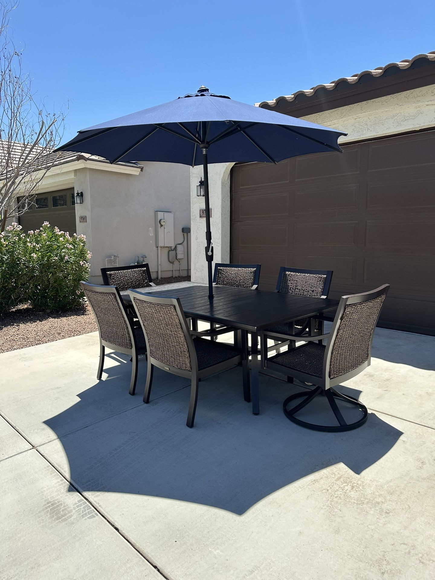 🌞 Sunvilla 7-Piece Outdoor Patio Dining Set - Like New!