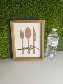 Kitchen home decor sign! Like new