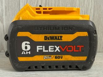 DeWalt DCB606 20V 60V Max FlexVolt 6Ah Lithium Ion Battery Pack (A1G012636)