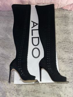 Aldo Augustina Black heels size 6