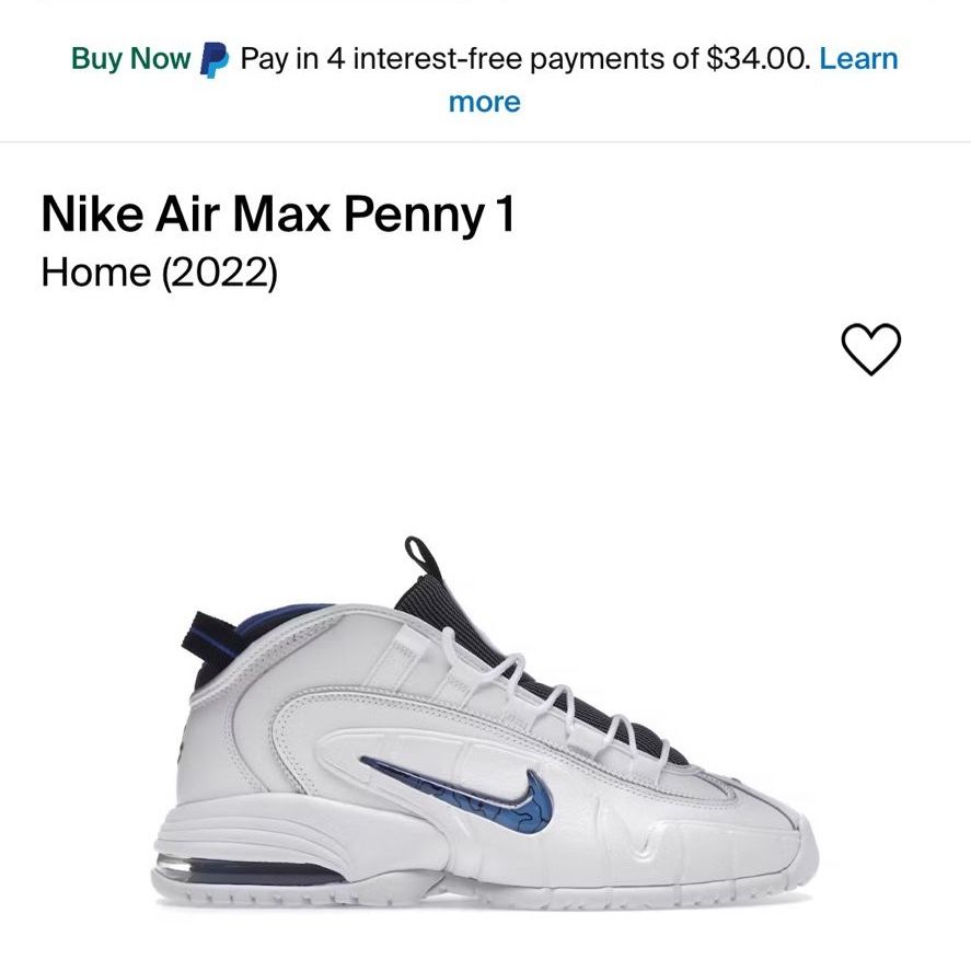 Nike Air Penny 1 Home