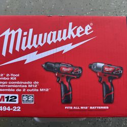 M12 12-Volt Lithium-Ion Brushless Cordless Subcompact Drill and Impact Driver Combo Kit