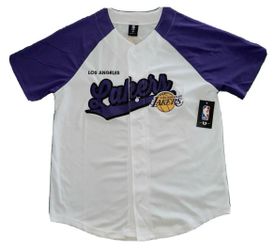 Los Angeles Lakers Baseball Jersey Men’s Sizes Small-XL new