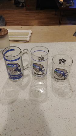 Vintage seahawks glasses