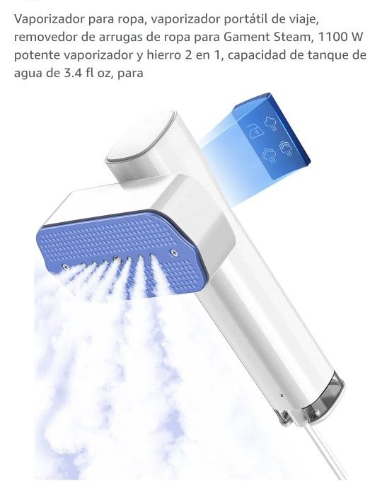 Garment Steamer, Portable Travel Steamer, Clothes Wrinkle Remover